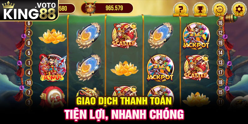 Giao dịch thanh toán tiện lợi, nhanh chóng